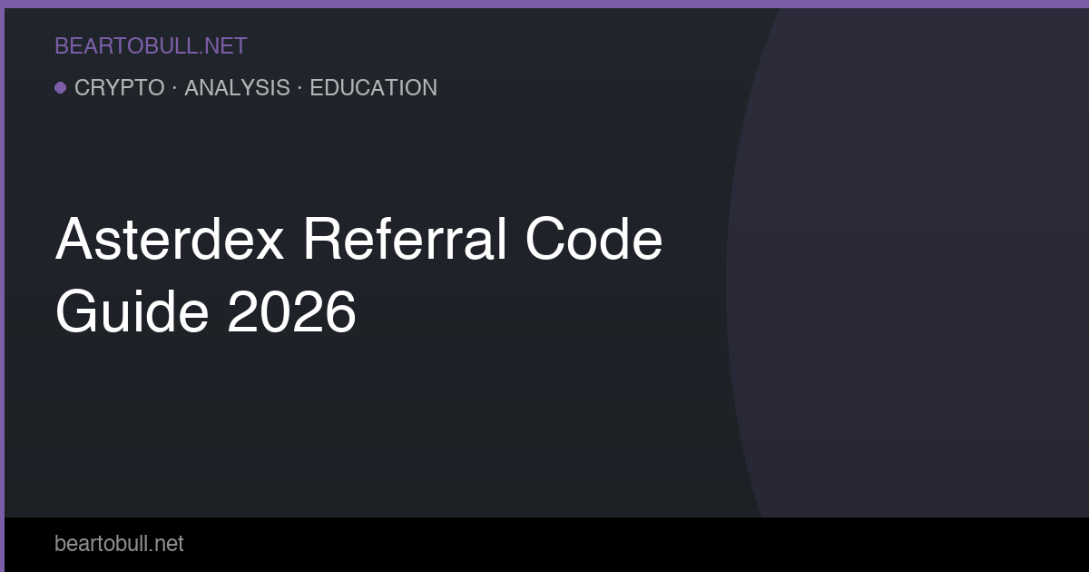 AsterDex Referral Code 2026: 4dB757 — Beginner's Guide to AsterDex