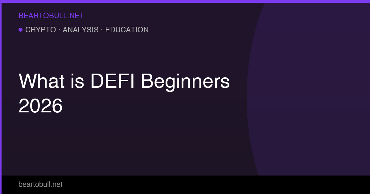 What Is DeFi? Decentralized Finance Explained for Beginners (2026)