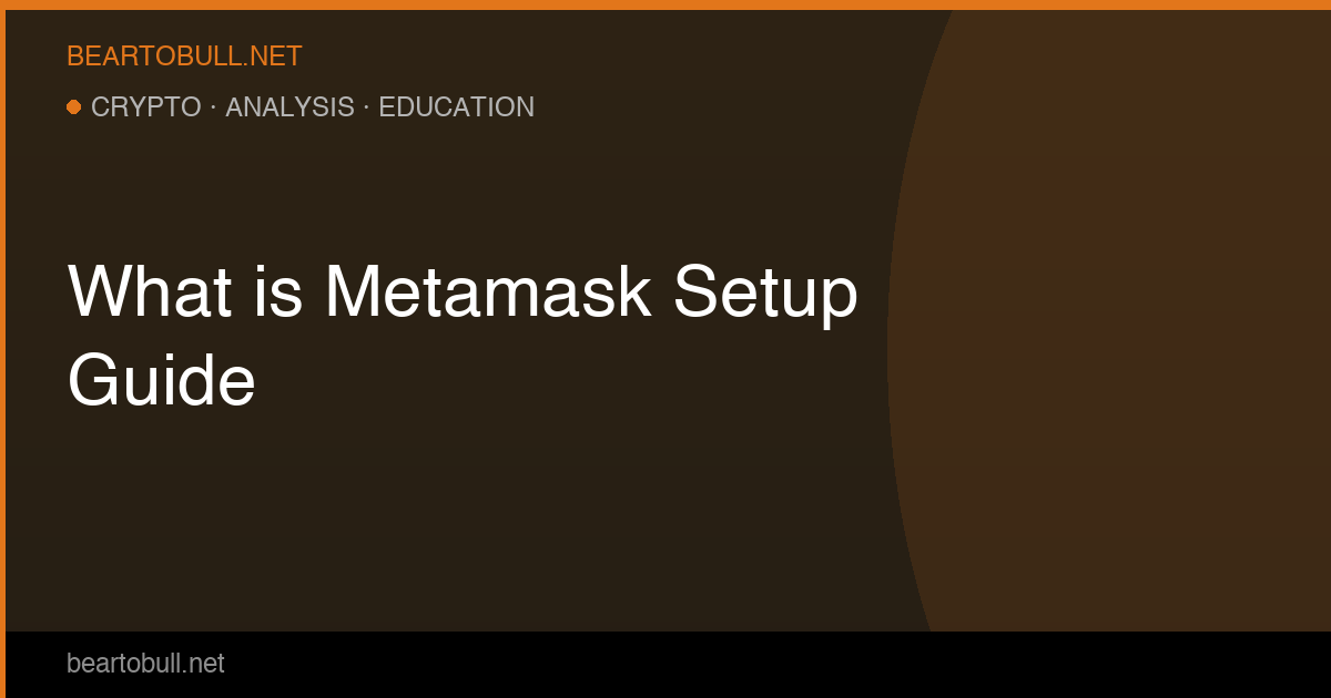 What Is MetaMask and How to Set It Up — Beginner's Guide 2026